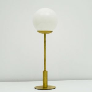 lampara de mesa bola cristal opal