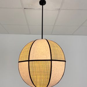 lámpara de techo forma esférica modelo erwin de luz vintage