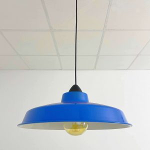 lamparas azules coleccion luz vintage frank