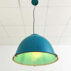 luminaria de techo vintage colgante azul franklin