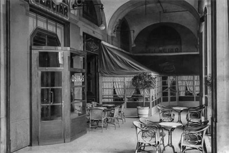 restaurante glaciar foto de archivo 100 años historia
