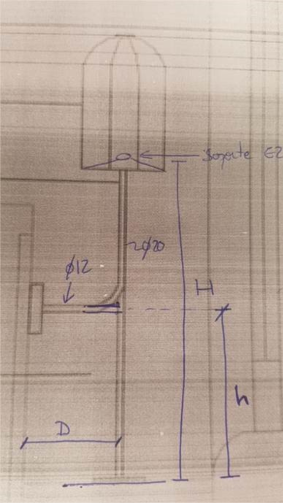 lampara medidas para fabricar