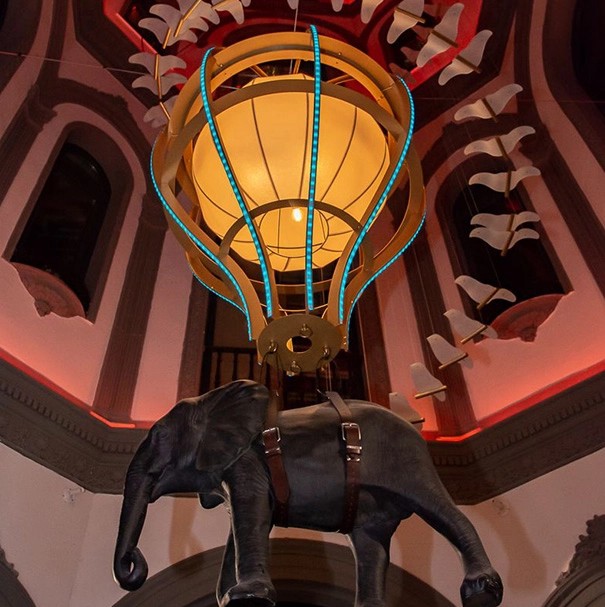 lampara globo aeroestatico